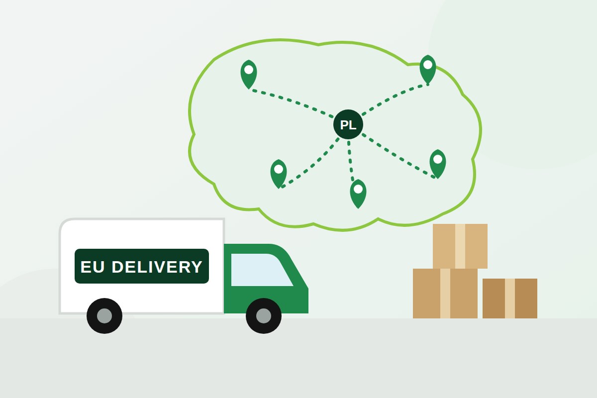 Delivery across Europe